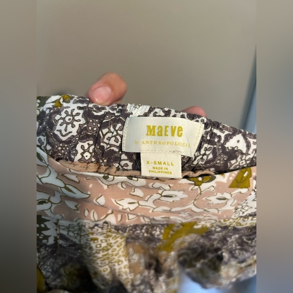 Maeve by Anthropologie patchwork flowy shorts size XS - Picture 4 of 4